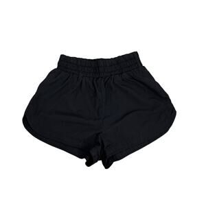 Forever 21 Black Nylon Pull On Elastic Waist Shorts Size Women's Small
